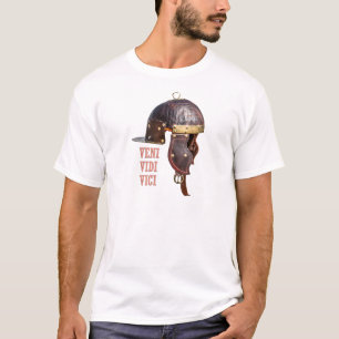 Veni, Vidi, Vici Ancient Roman helmet Tee Shirt
