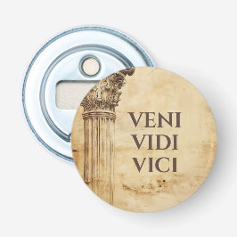 Veni Vidi Vici Ancient Roman Theme Flasköppnare