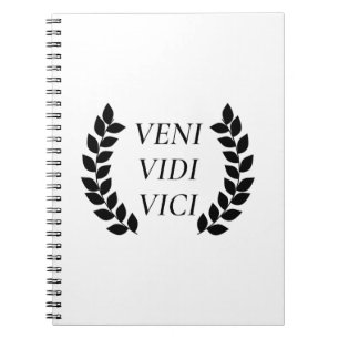 Veni Vidi Vici Anteckningsbok