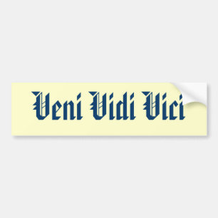 Veni Vidi Vici Bildekal