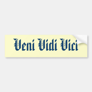 Veni Vidi Vici Bildekal