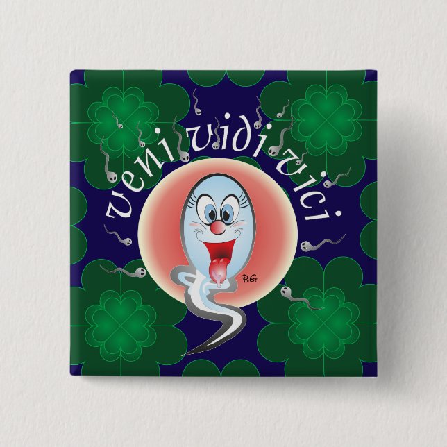 veni vidi vici Button Knapp (Framsida)