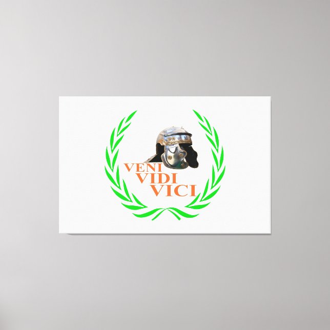 Veni Vidi Vici Canvastryck (Framsida)