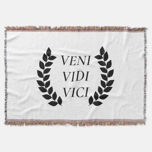 Veni Vidi Vici Filt (Framsidan)