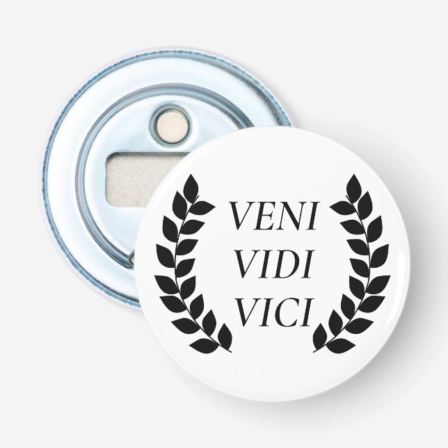 Veni Vidi Vici Flasköppnare (Framsidan)