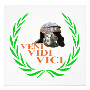 Veni Vidi Vici Fototryck