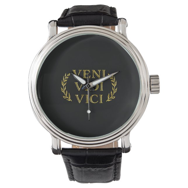Veni Vidi Vici Funny Game Winner Armbandsur (Framsida)
