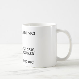Veni Vidi, Vici - jag kom, mig sågar, mig erövra Kaffemugg