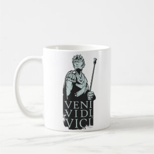 Veni Vidi Vici Julius Caesar Roman Kaffemugg
