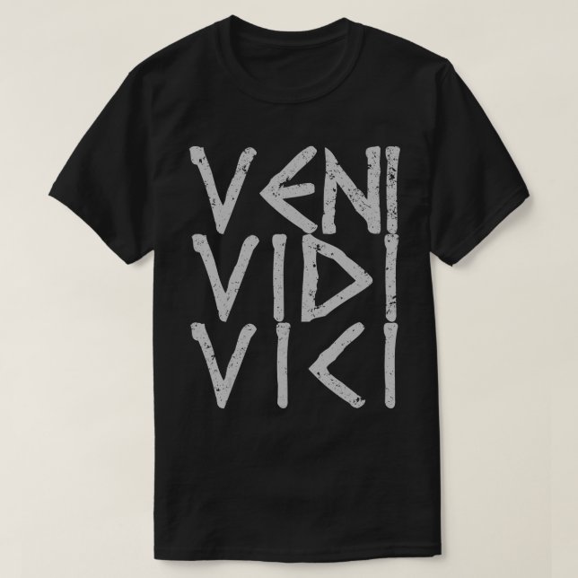VENI VIDI VICI Julius Caesar T Shirt (Design framsida)