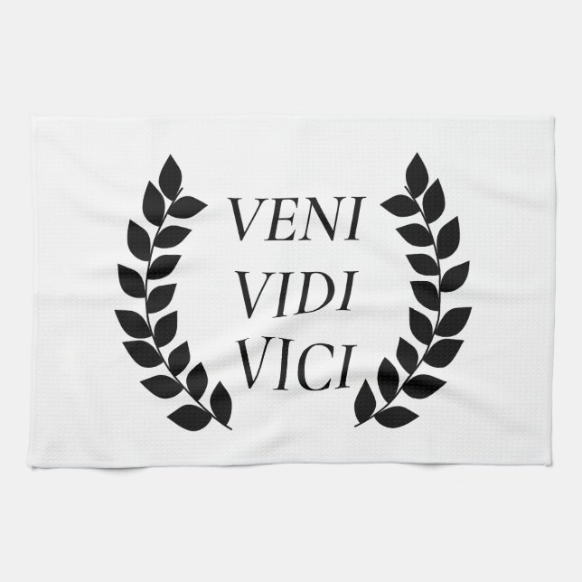 Veni Vidi Vici Kökshandduk (Horisontell)