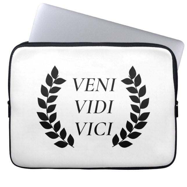 Veni Vidi Vici Laptop Fodral (Framsidan)
