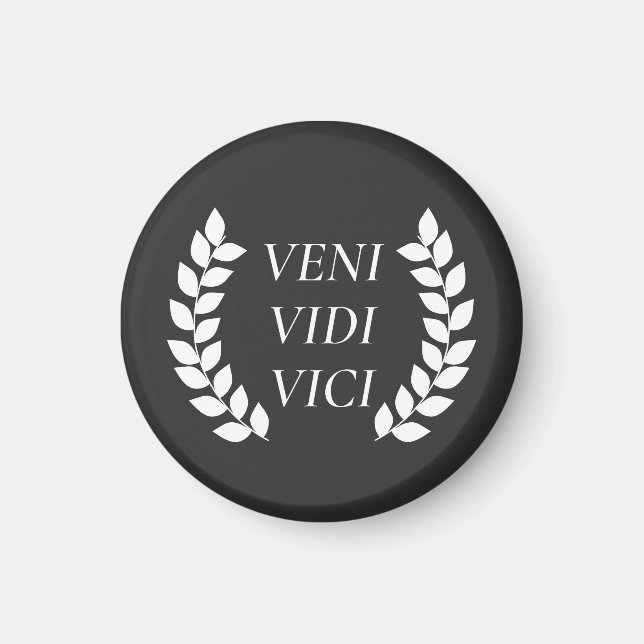 Veni Vidi Vici Magnet (Framsidan)