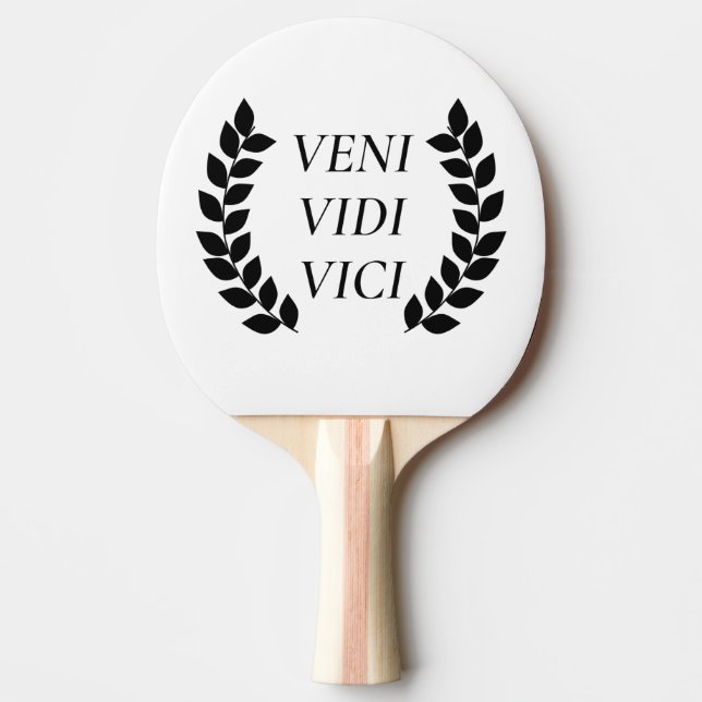 Veni Vidi Vici Pingisracket (Framsidan)