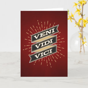 Veni Vidi Vici Red Kort