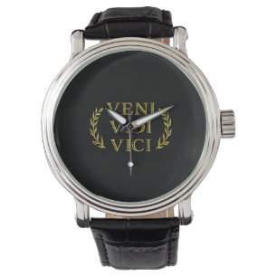 Veni Vidi Vici rolig modig vinnare Armbandsur