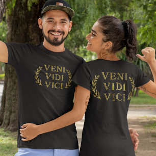 Veni Vidi Vici rolig modig vinnare T Shirt