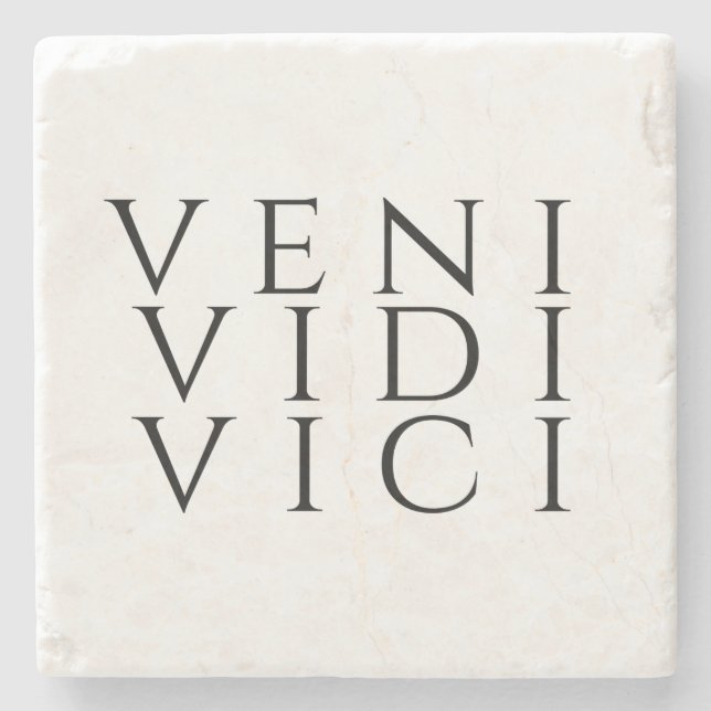 Veni Vidi Vici Stenunderlägg (Framsidan)
