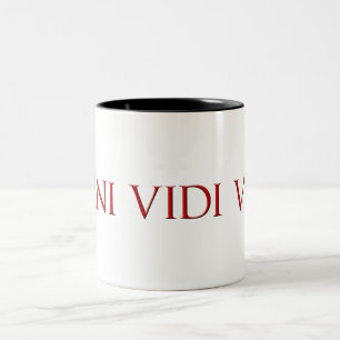 Veni Vidi Vici Två-Tonad Mugg