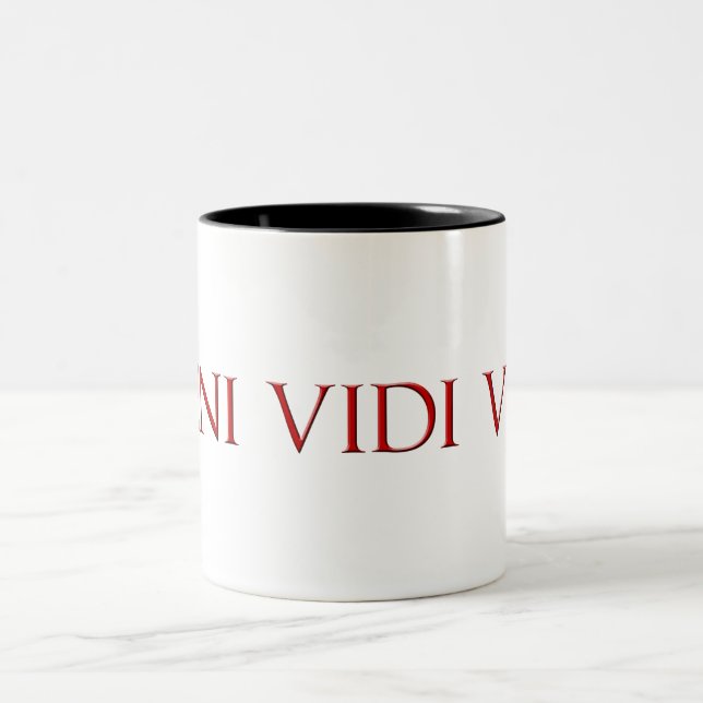 Veni Vidi Vici Två-Tonad Mugg (Center)
