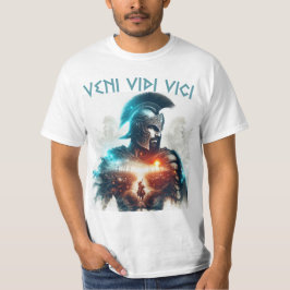 Veni vii vici Roman warrior centurion armor T Shirt