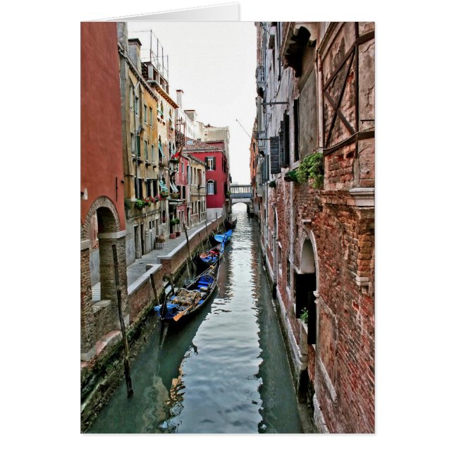 Venice Alleyway Hälsningskort (Framsidan)