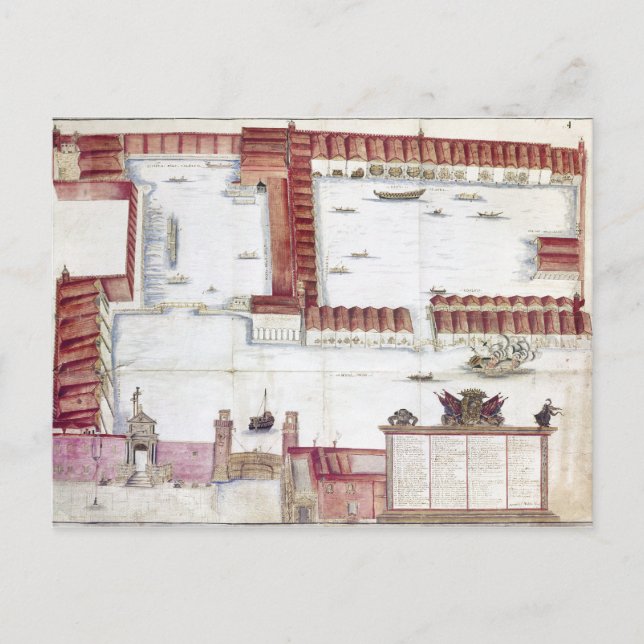 VENICE: ARSENALE VYKORT (Framsida)