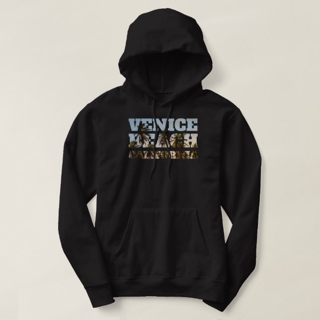 Venice Beach California Hoodie (Design framsida)