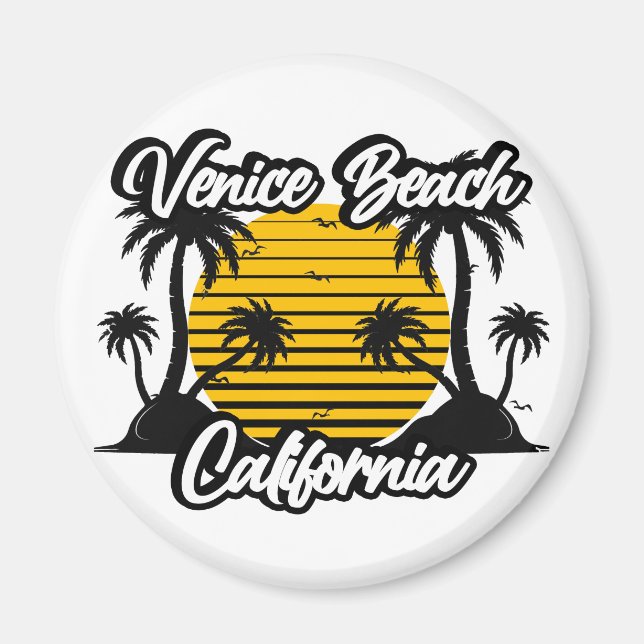 Venice Beach California Magnet (Framsidan)