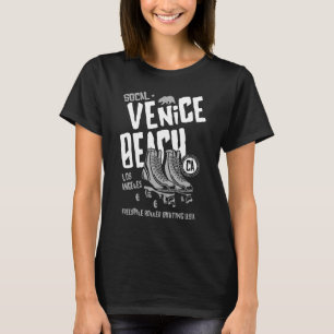 Venice Beach California Retro Roller Skate 12 T Shirt