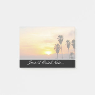 Venice Beach California Sunset Post-it Notes Block