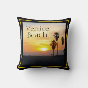 Venice Beach California Sunset Souvenir Throw Pill Kudde