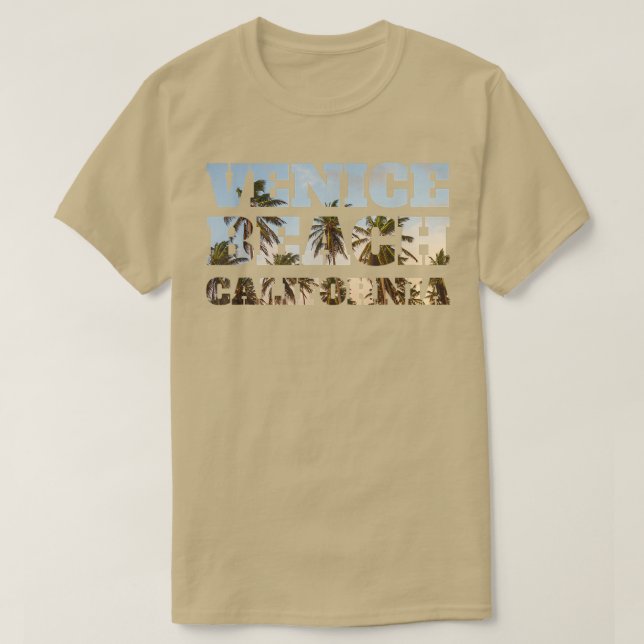 Venice Beach California T-Shirt (Design framsida)