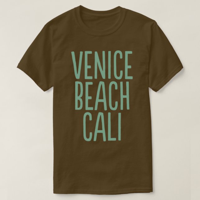 Venice Beach California T Shirt (Design framsida)