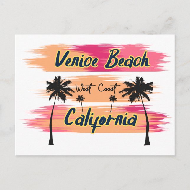 Venice Beach California Vykort (Framsida)