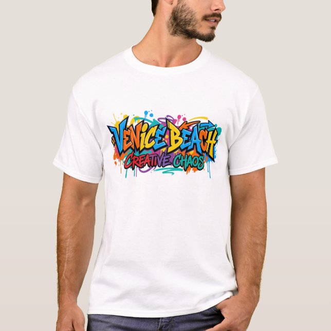 Venice Beach Creative Chaos T-Shirt – Artistic (Framsida)