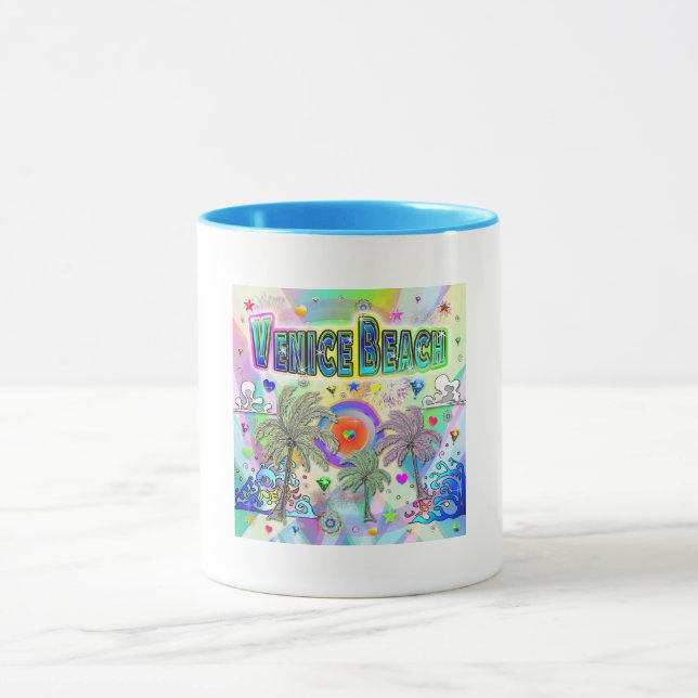 Venice Beach Deep Dream Mugg (Center)