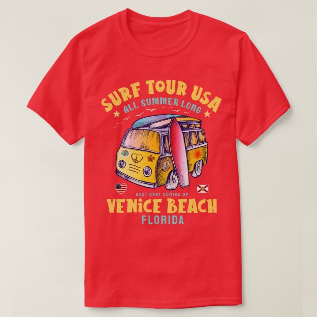 Venice Beach Florida T Shirt (Design framsida)