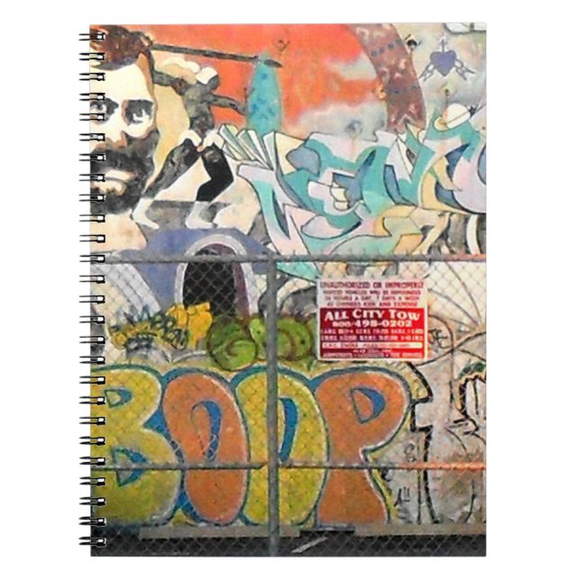 Venice Beach Graffiti Anteckningsbok Med Spiral (Framsidan)