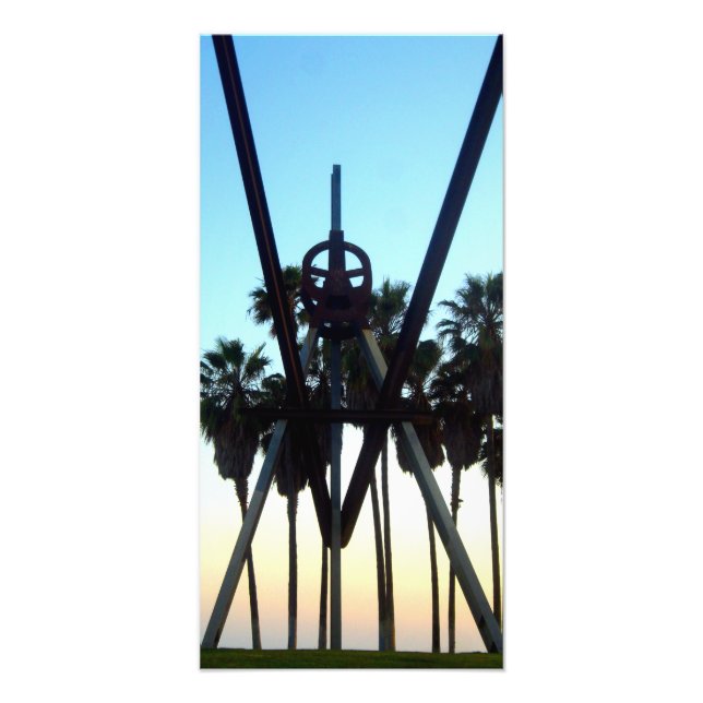 Venice Beach Himlar California Photo Photo Print Fototryck (Framsidan)