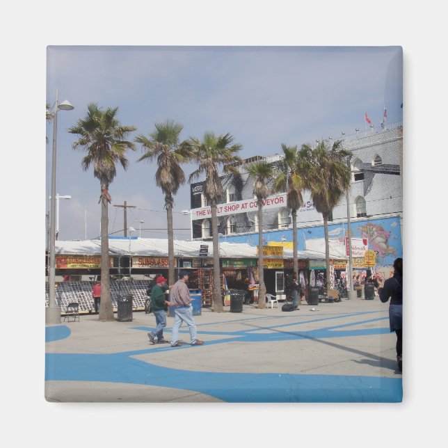 Venice Beach, Kalifornien Magnet (Framsidan)