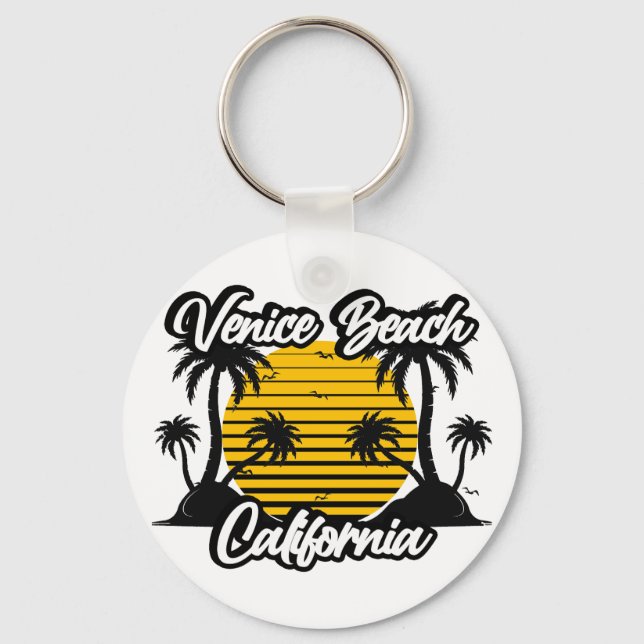 Venice Beach Kalifornien Nyckelring (Framsida)