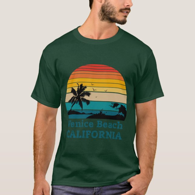 Venice Beach KALIFORNIEN Stor 1 T Shirt (Framsida)