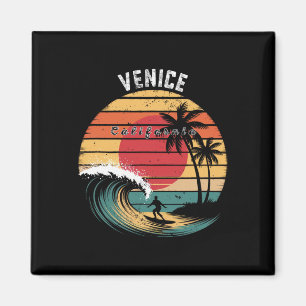 Venice Beach Kalifornien Strand Surfing  Magnet
