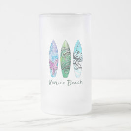 Venice Beach Kalifornien Surfbrädor Frostat Ölglas