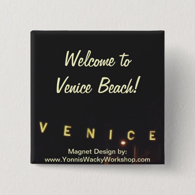 Venice Beach Knapp (Framsida)