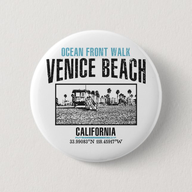 Venice Beach Knapp (Framsida)