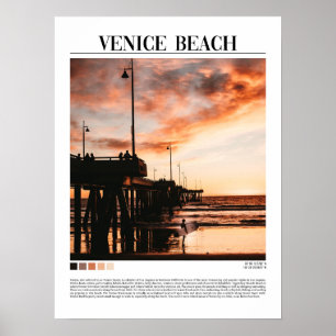 Venice Beach Los Angeles California United Stater Poster