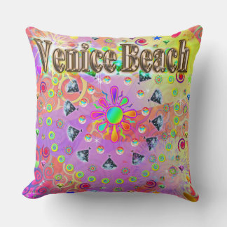 Venice Beach Lucky Golden Pillow Kudde