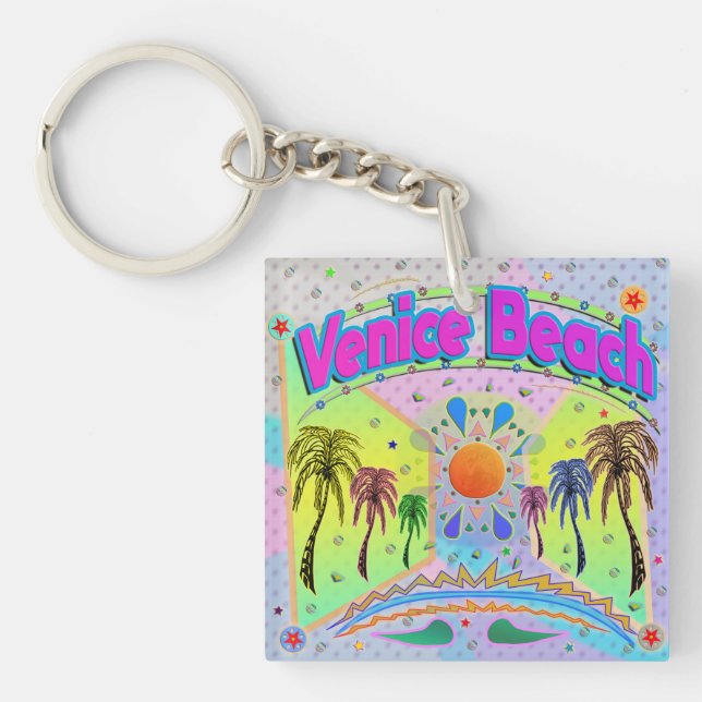 Venice Beach Lugn Desire Keychain (Framsidan)